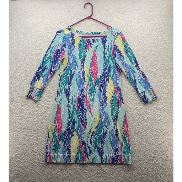 Lilly Pulitzer Dresses & Skirts - Lilly Pulitzer Sophie Dress Small S Light As A Feather Colorful UPF 50 Southern